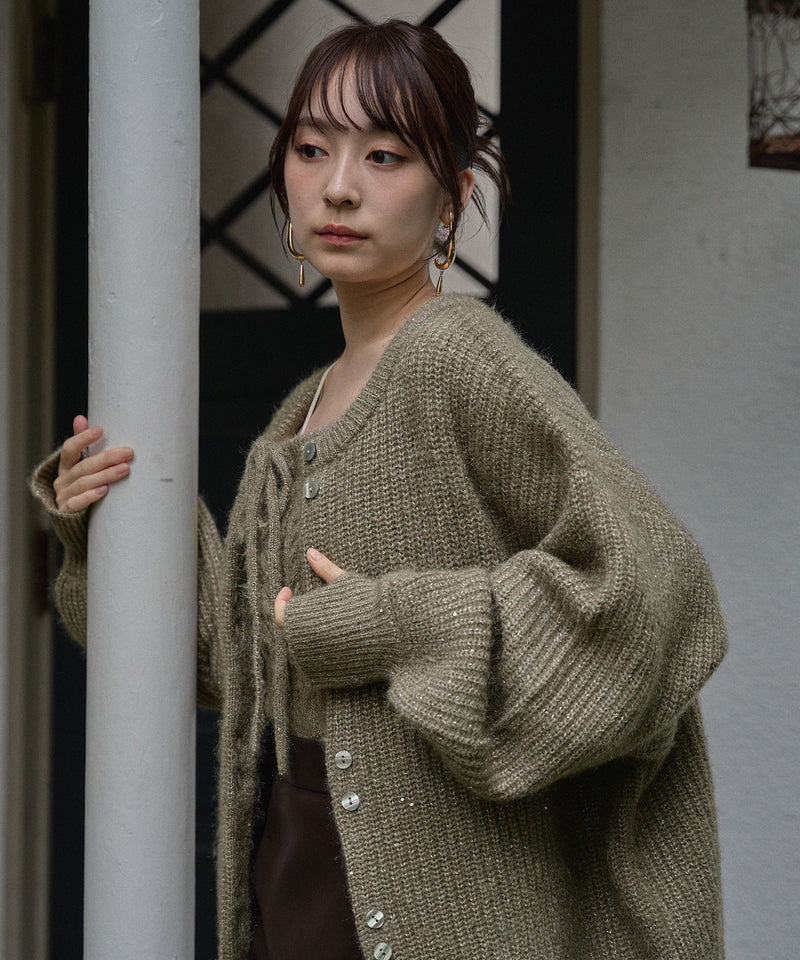 spangle knit ensemble / スパンコールニットアンサンブル