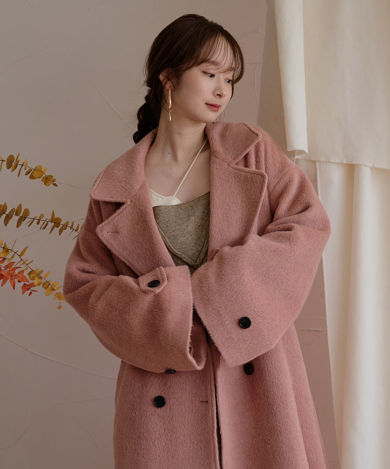 shaggy long coat / シャギーロングコート