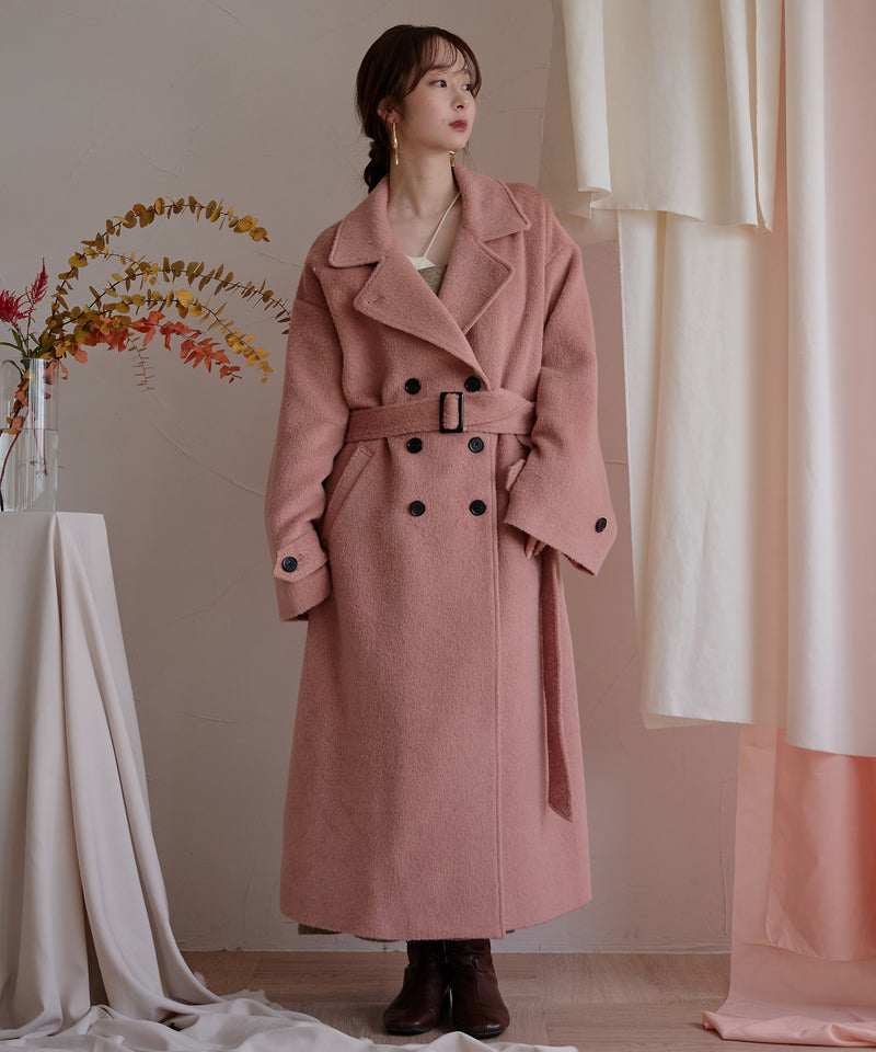 shaggy long coat / シャギーロングコート