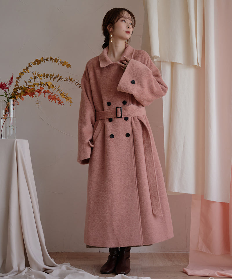 shaggy long coat / シャギーロングコート