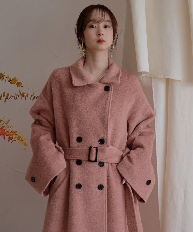 shaggy long coat / シャギーロングコート