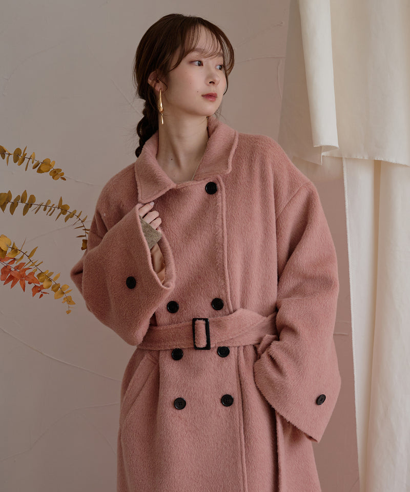 shaggy long coat / シャギーロングコート