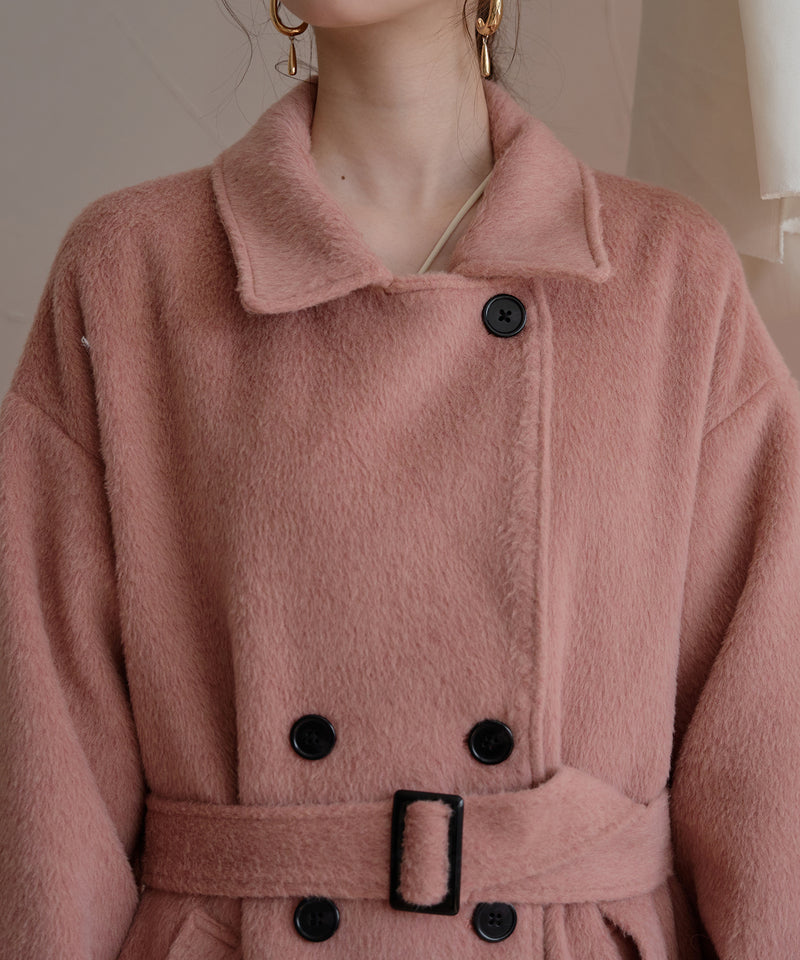 shaggy long coat / シャギーロングコート