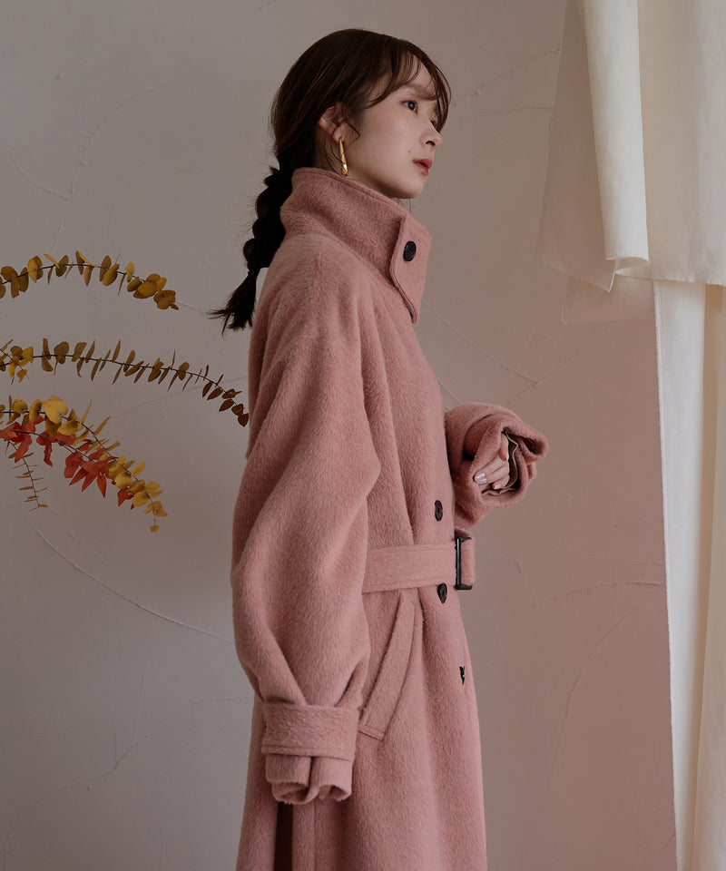 shaggy long coat / シャギーロングコート
