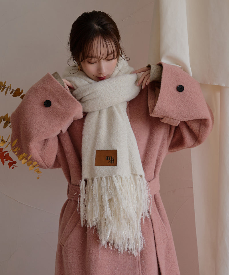 【予約商品】original glitter shaggy muffler / オリジナルグリッターシャギーマフラー