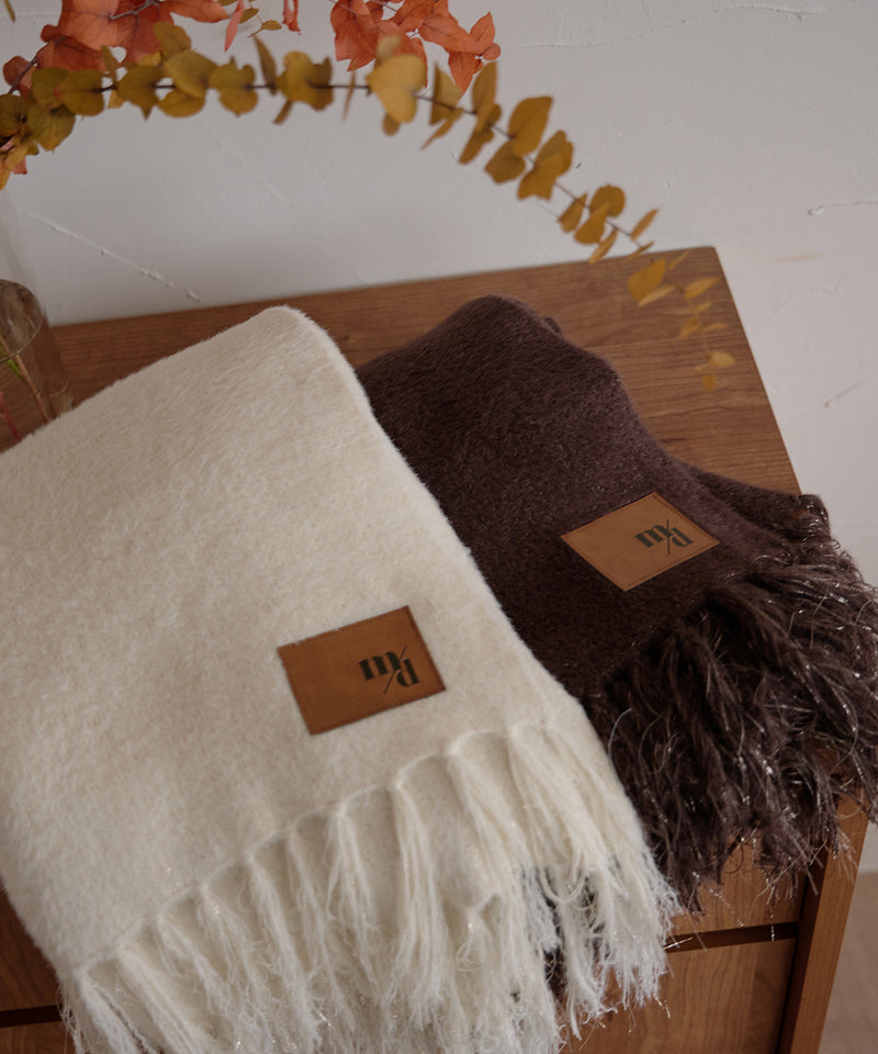 【予約商品】original glitter shaggy muffler / オリジナルグリッターシャギーマフラー