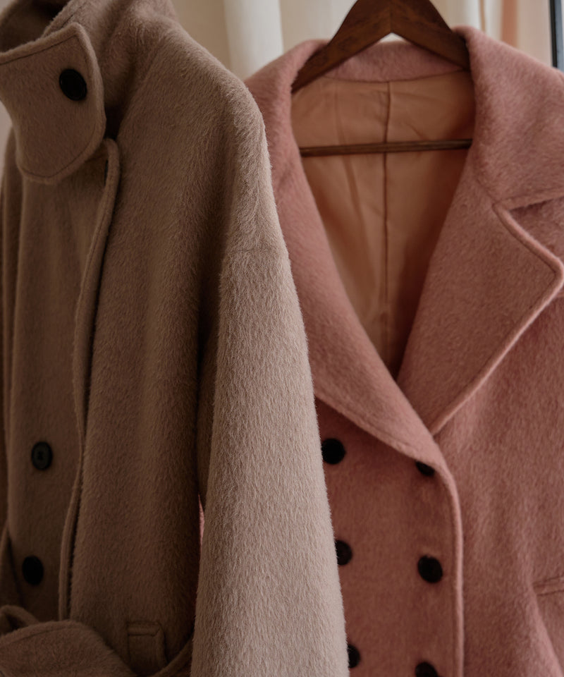 shaggy long coat / シャギーロングコート