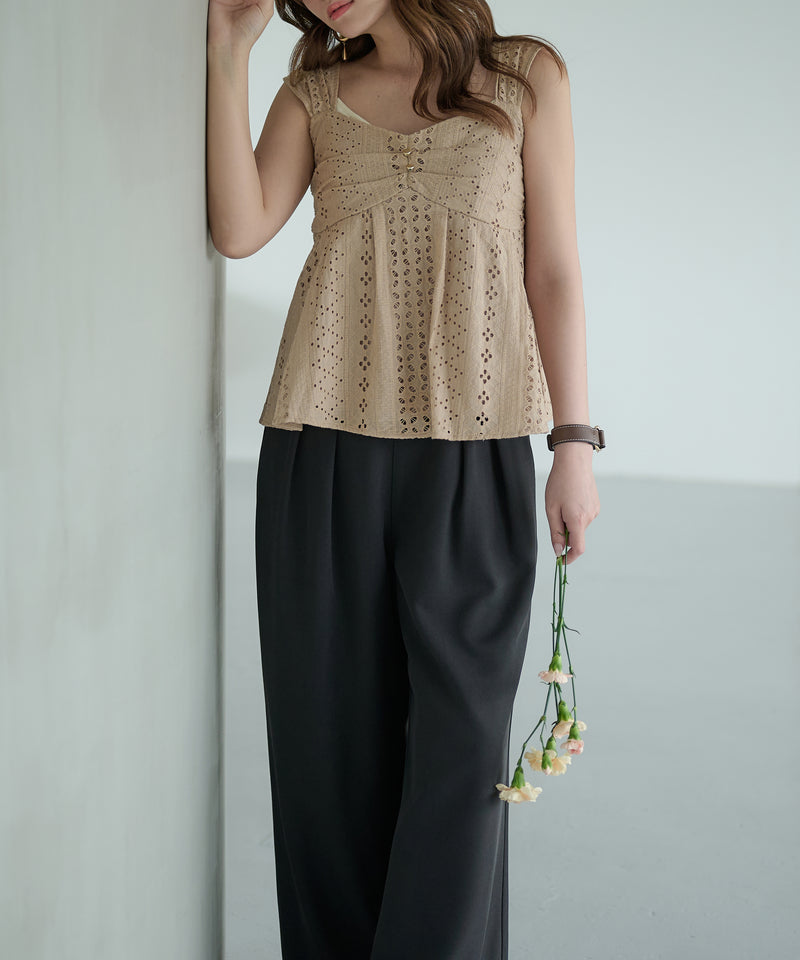 cotton lace tops / コットンレーストップス
