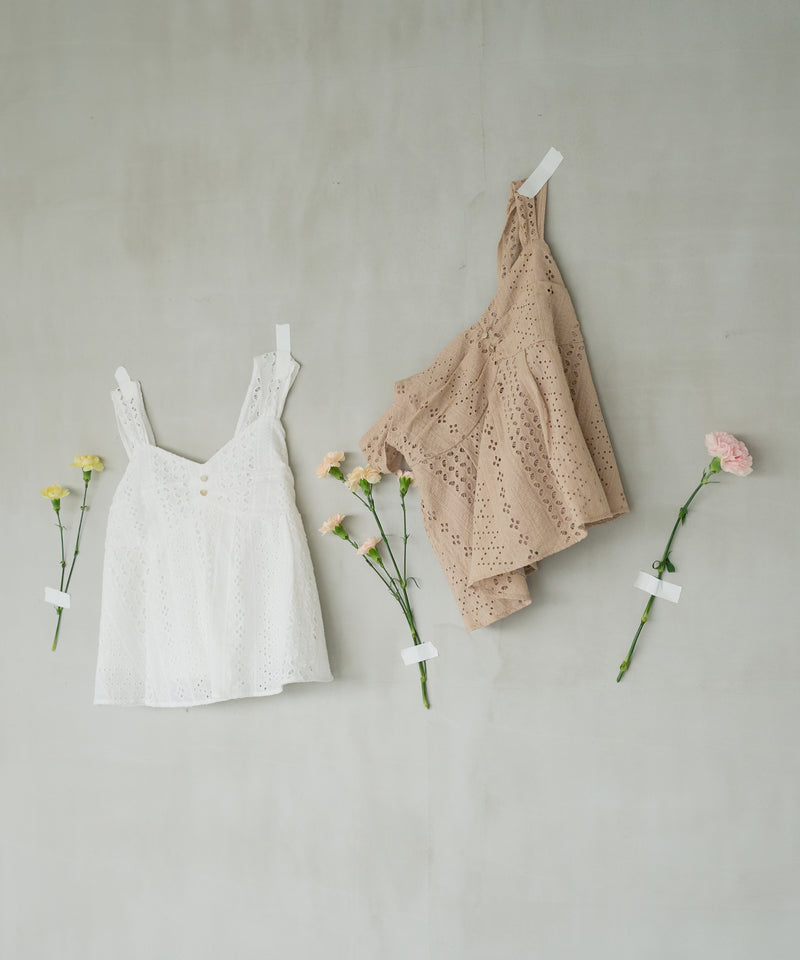 cotton lace tops / コットンレーストップス