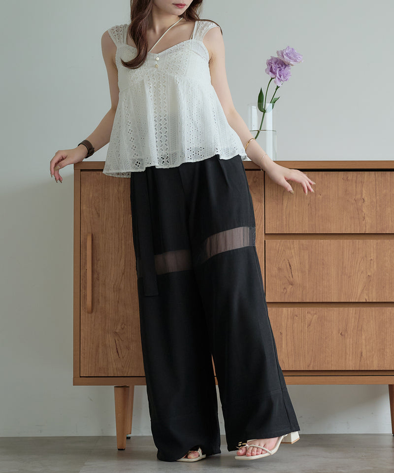 cotton lace tops / コットンレーストップス