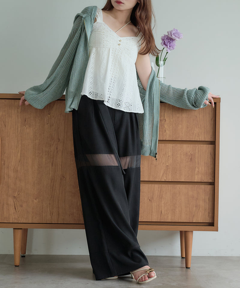cotton lace tops / コットンレーストップス