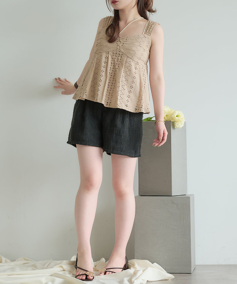 cotton lace tops / コットンレーストップス