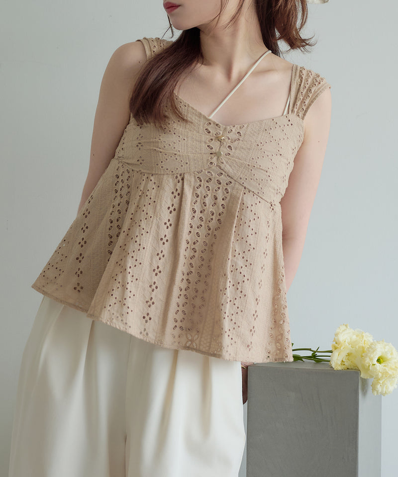 cotton lace tops / コットンレーストップス