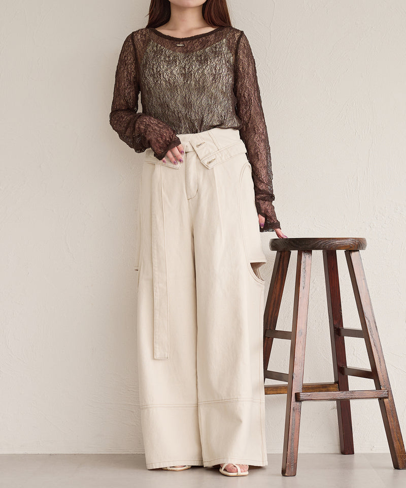 long sleeve sheer inner / ロングスリーブシアーインナー