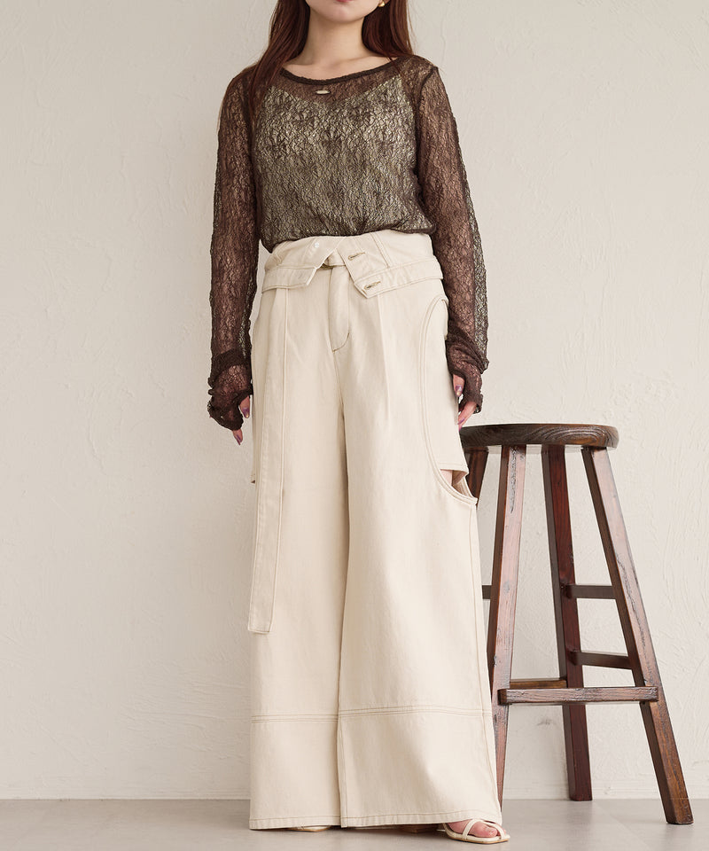long sleeve sheer inner / ロングスリーブシアーインナー