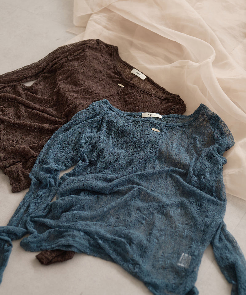 long sleeve sheer inner / ロングスリーブシアーインナー