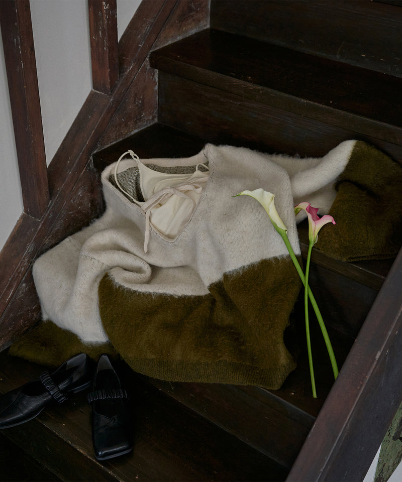 【予約商品】nuance knit pullover / ニュアンスニットプルオーバー