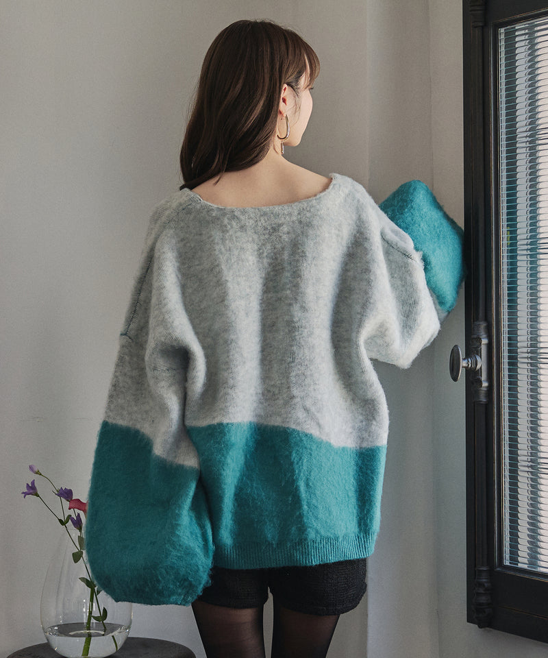 【予約商品】nuance knit pullover / ニュアンスニットプルオーバー