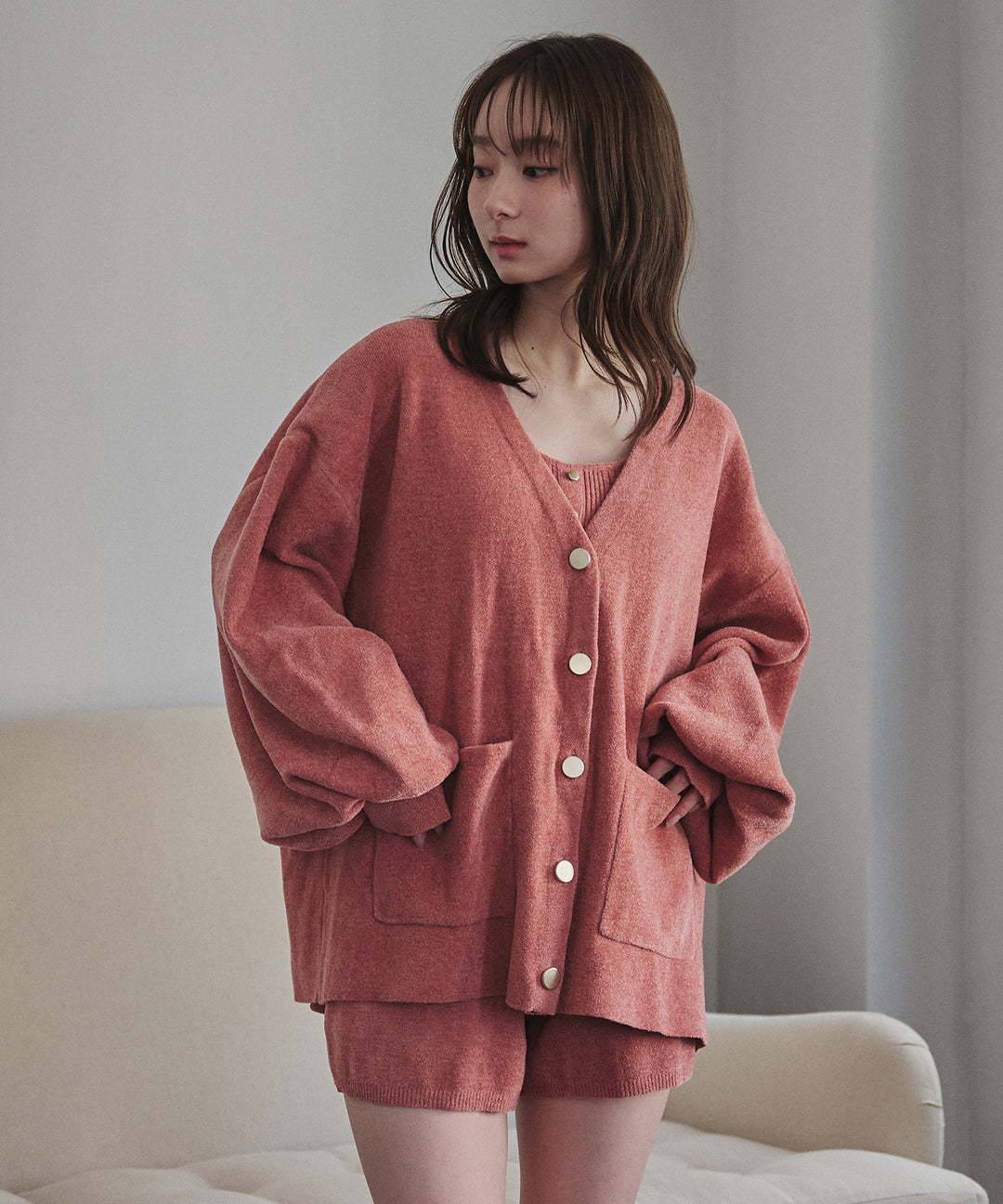 room wear cami × short pants / ルームウェアキャミ×ショート