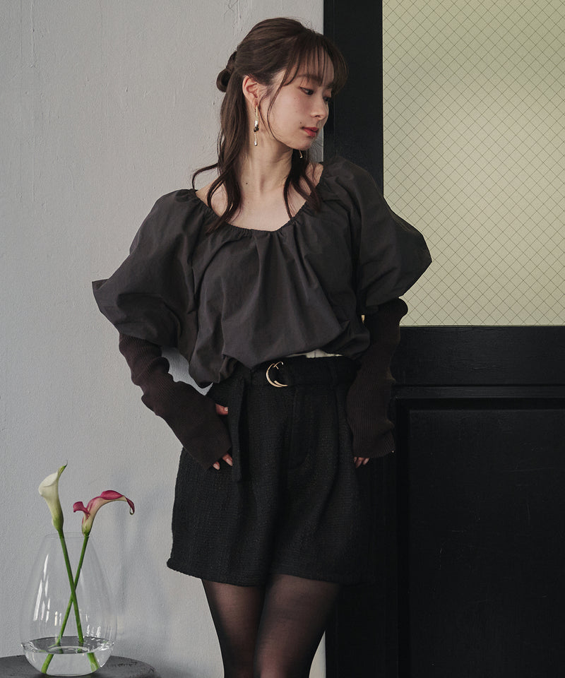 docking volume blouse / ドッキングボリュームブラウス