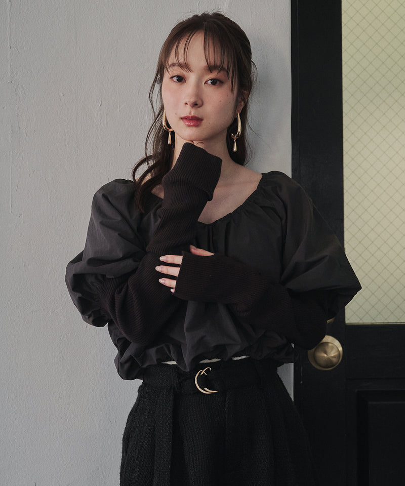 docking volume blouse / ドッキングボリュームブラウス