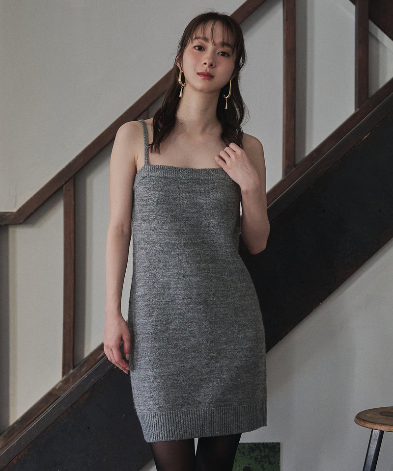 【予約商品】glitter melange knit ensemble / グリッターメランジニットアンサンブル