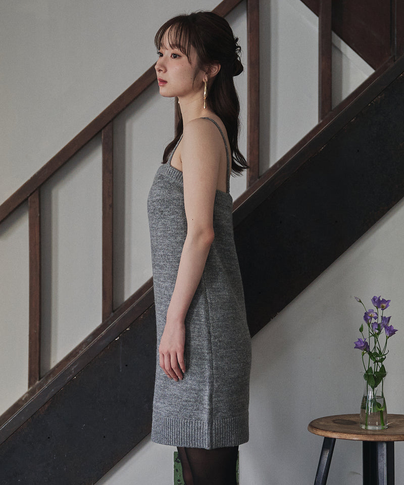 【予約商品】glitter melange knit ensemble / グリッターメランジニットアンサンブル
