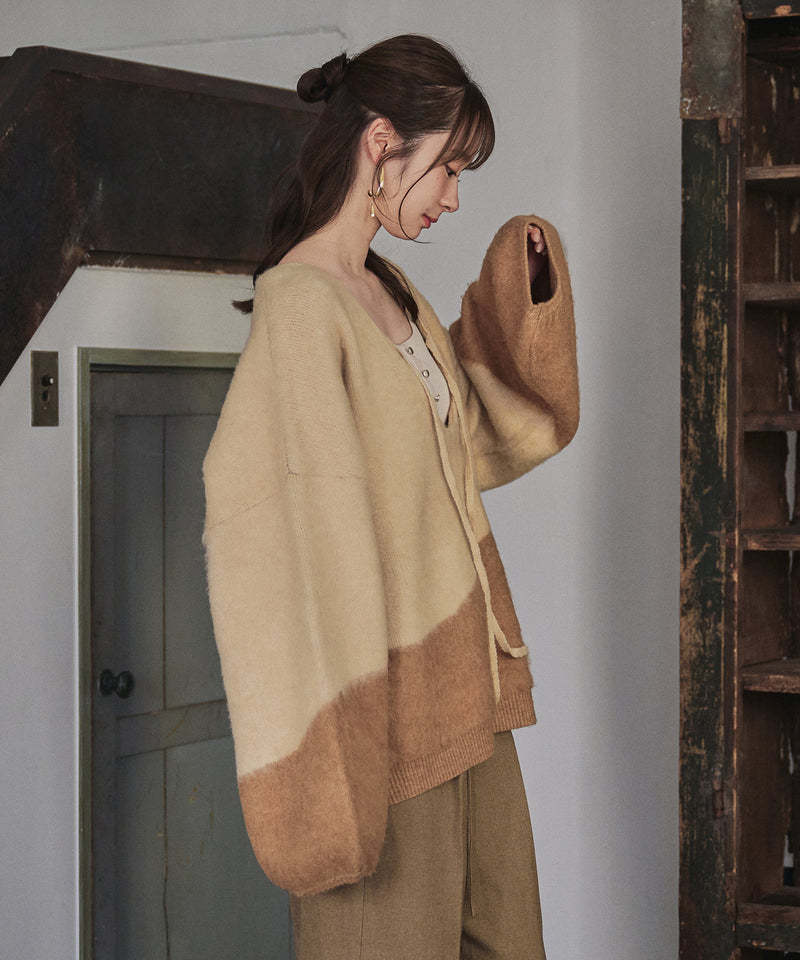 【予約商品】nuance knit pullover / ニュアンスニットプルオーバー