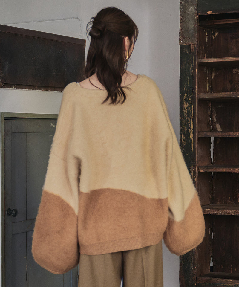 【予約商品】nuance knit pullover / ニュアンスニットプルオーバー