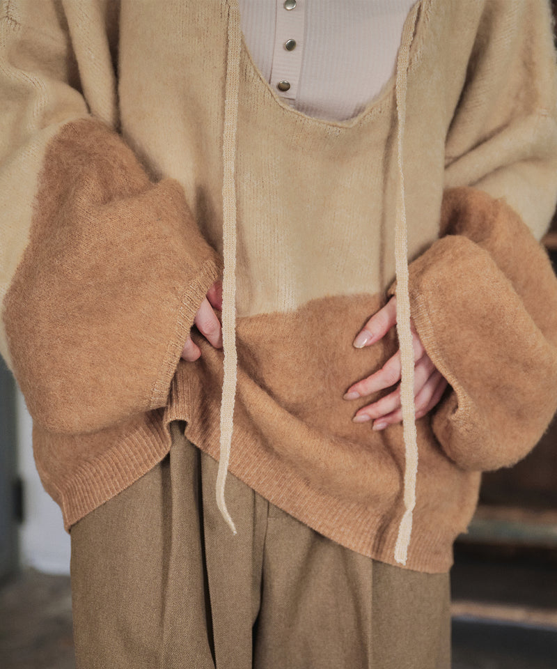 【予約商品】nuance knit pullover / ニュアンスニットプルオーバー