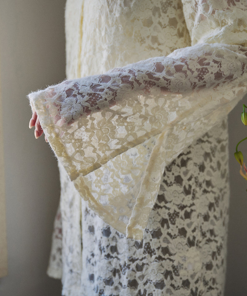 brushed lace tulle ensemble / ブラッシュドレースチュールアンサンブル