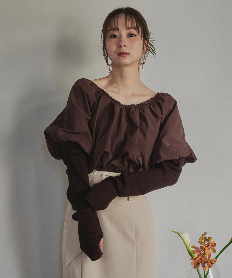 docking volume blouse / ドッキングボリュームブラウス