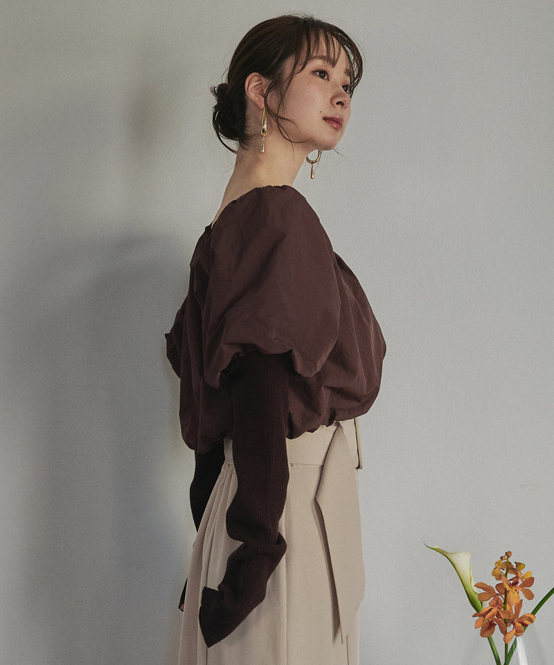 docking volume blouse / ドッキングボリュームブラウス