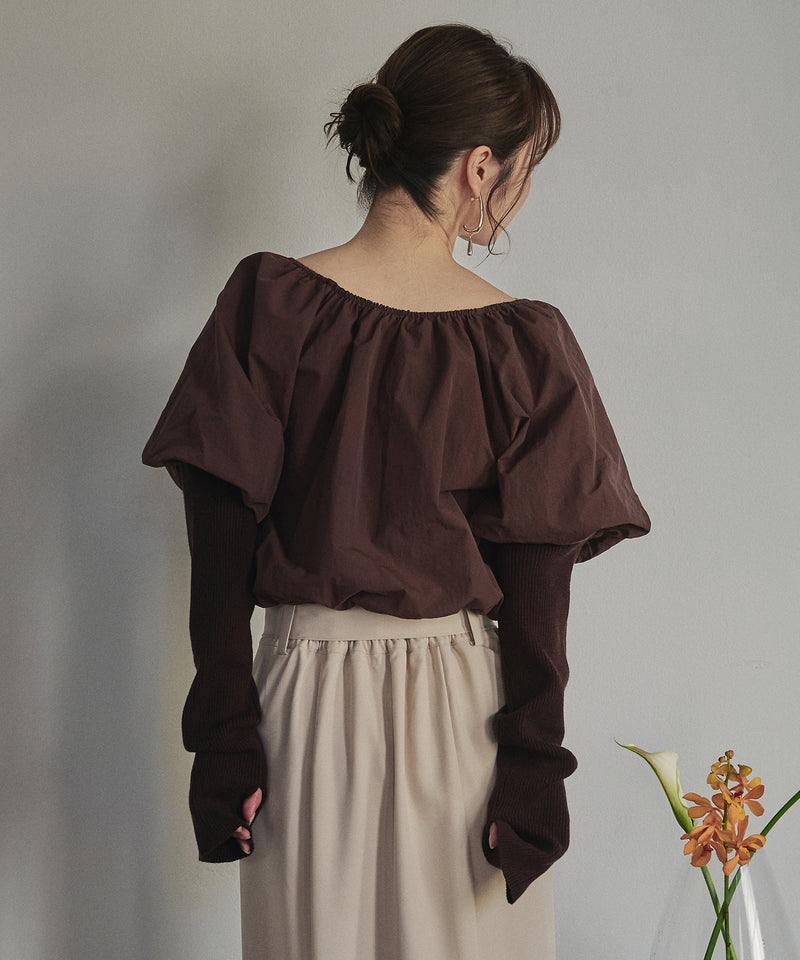 docking volume blouse / ドッキングボリュームブラウス