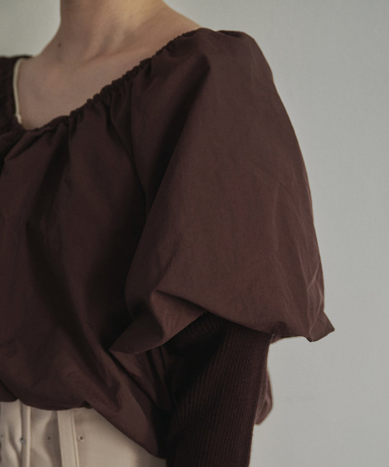 docking volume blouse / ドッキングボリュームブラウス