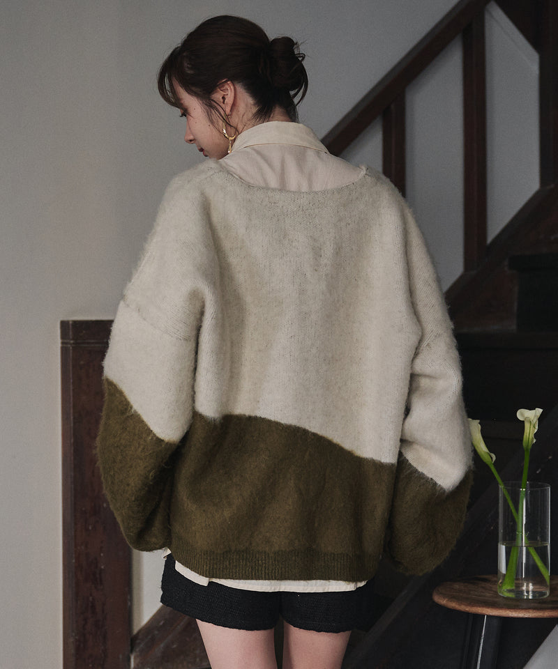 【予約商品】nuance knit pullover / ニュアンスニットプルオーバー