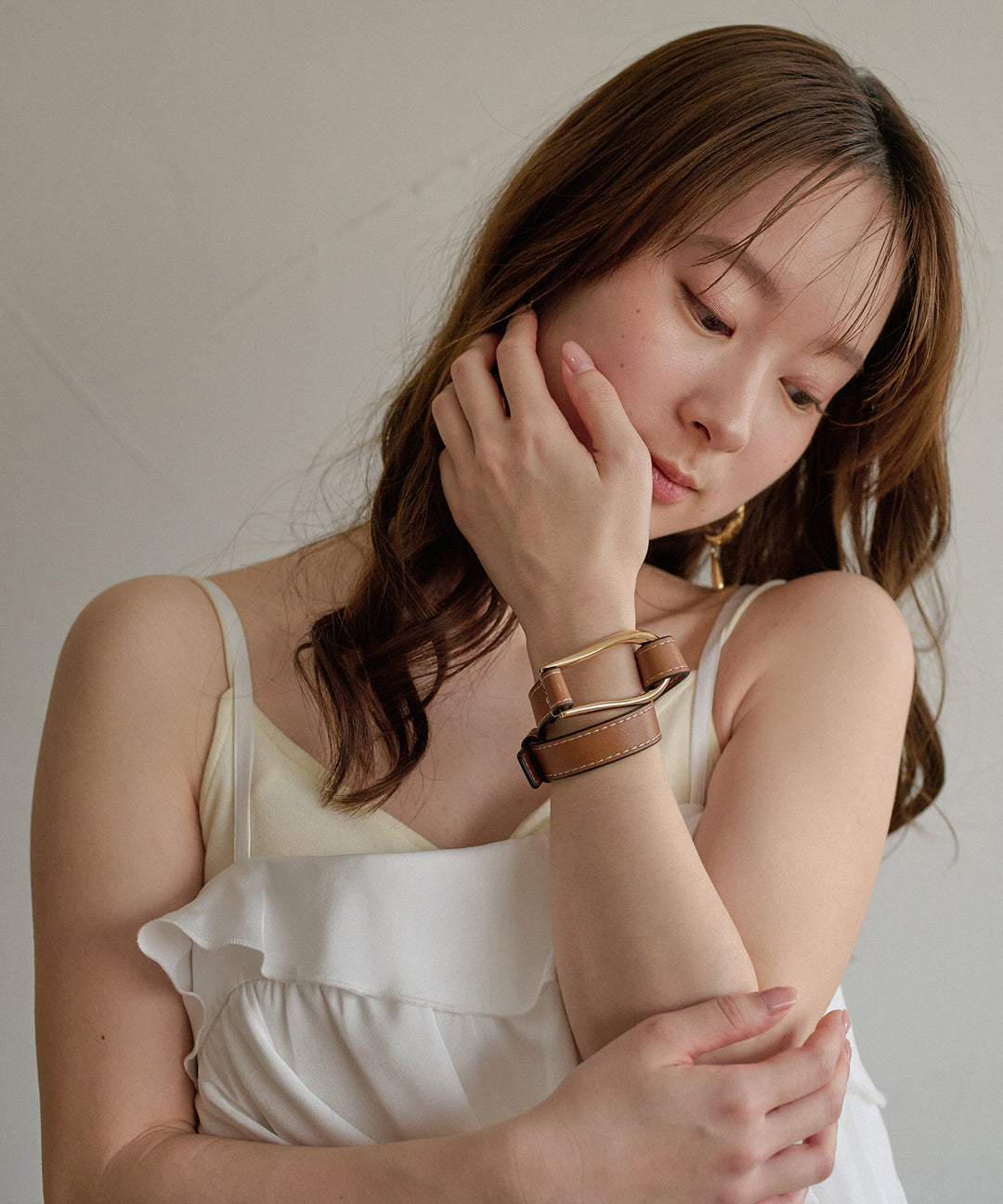 mideal original crossbelt nuance bangle / midealオリジナルクロス