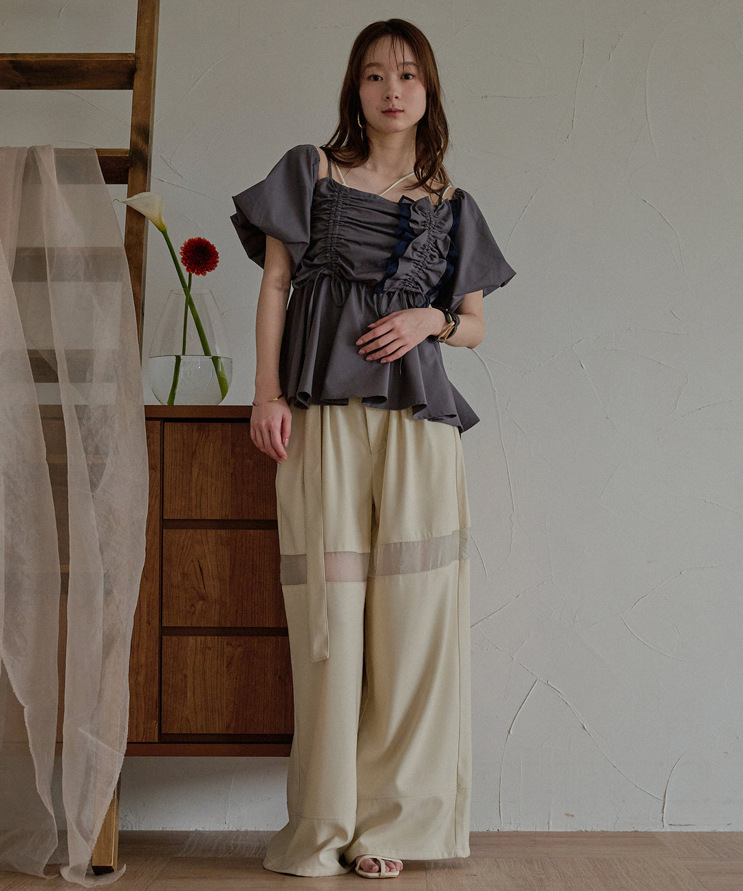 3way peplum design tops / 3way ペプラムデザイントップス – favclo