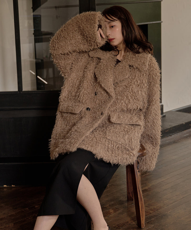 【予約商品】poodle middle coat / プードルミドルコート