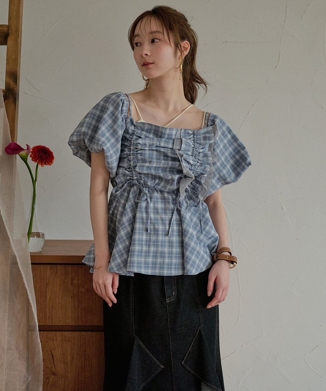 3way peplum design tops / 3way ペプラムデザイントップス – favclo.