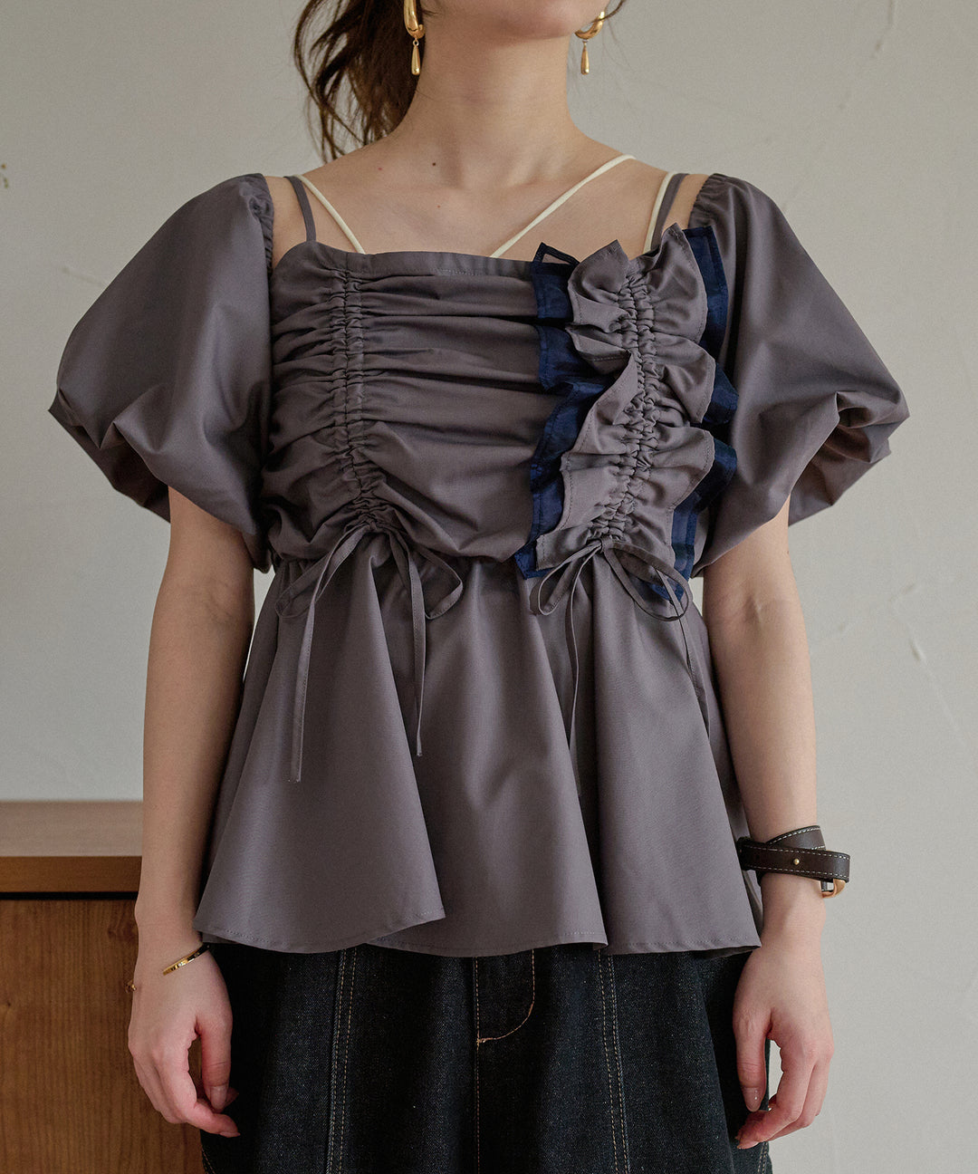 3way peplum design tops / 3way ペプラムデザイントップス – favclo