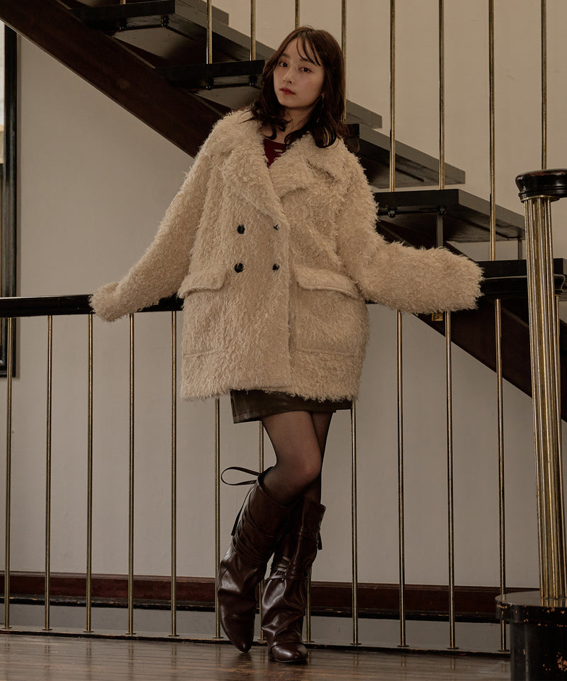 【予約商品】poodle middle coat / プードルミドルコート