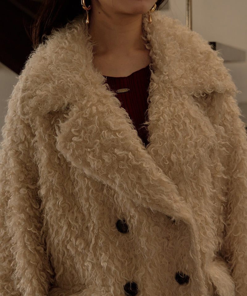 【予約商品】poodle middle coat / プードルミドルコート