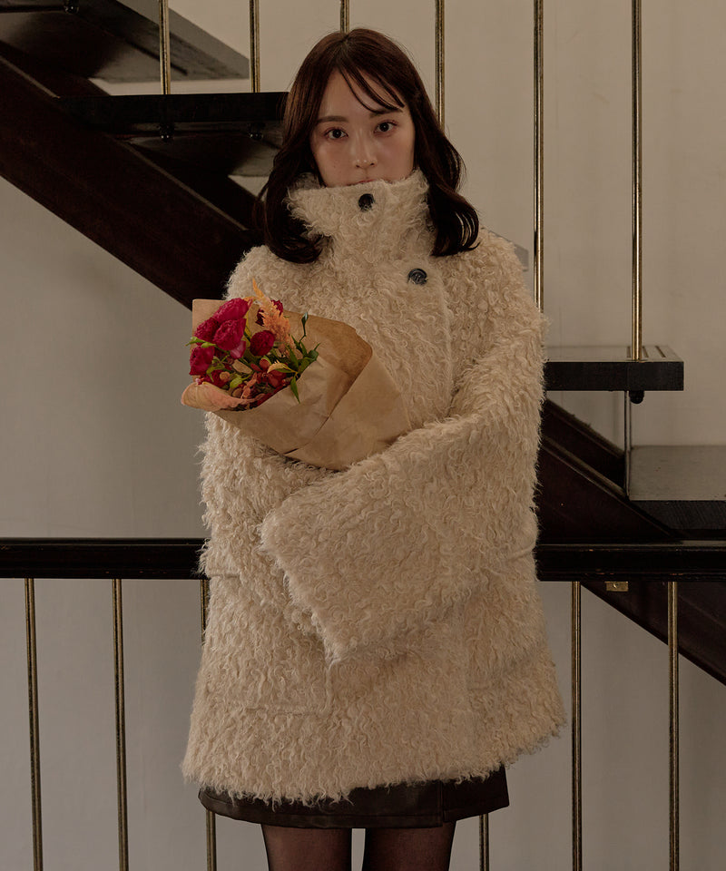 【予約商品】poodle middle coat / プードルミドルコート