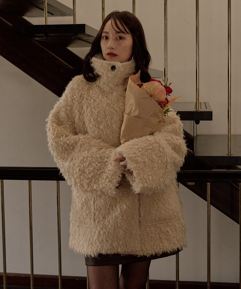 【予約商品】poodle middle coat / プードルミドルコート