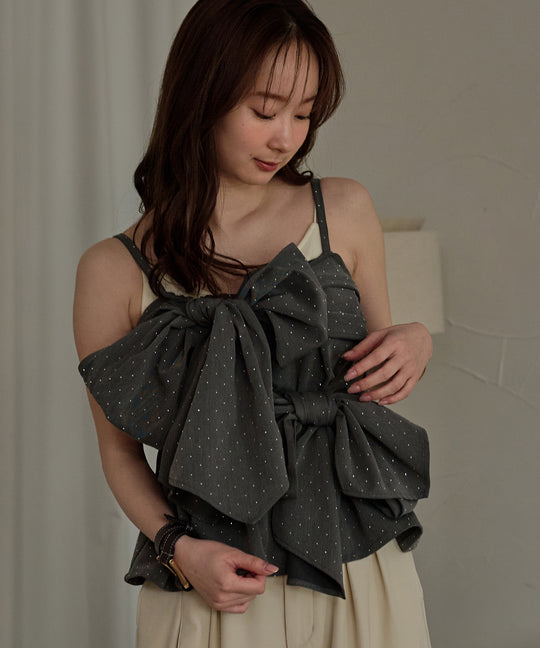 double ribbon bustier / ダブルリボンビスチェ