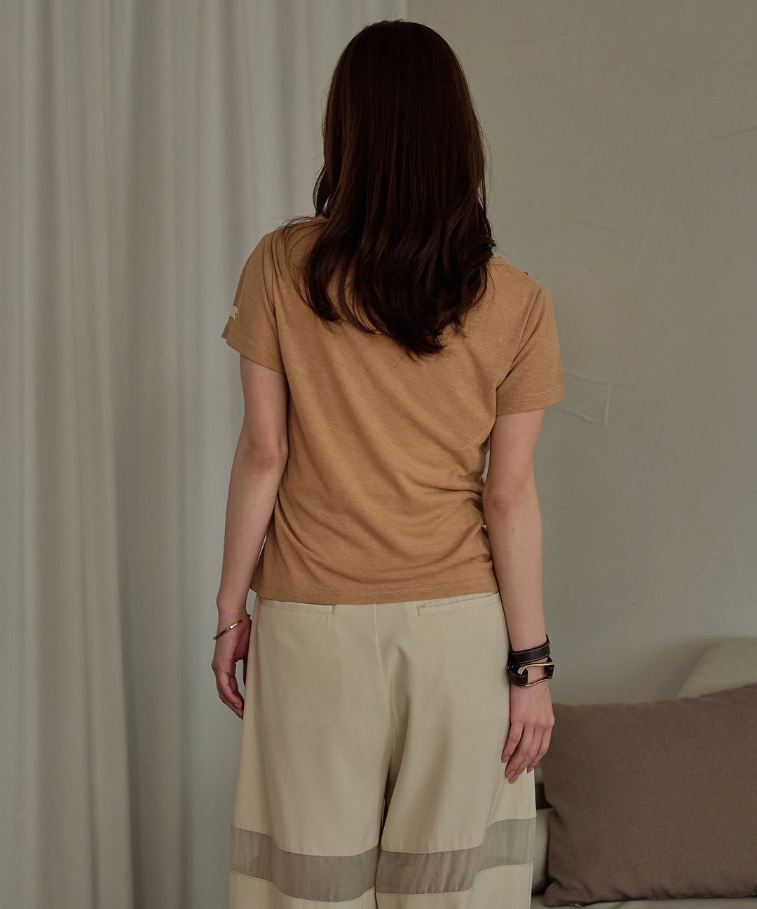 draped t shirt / ドレープTシャツ – favclo.