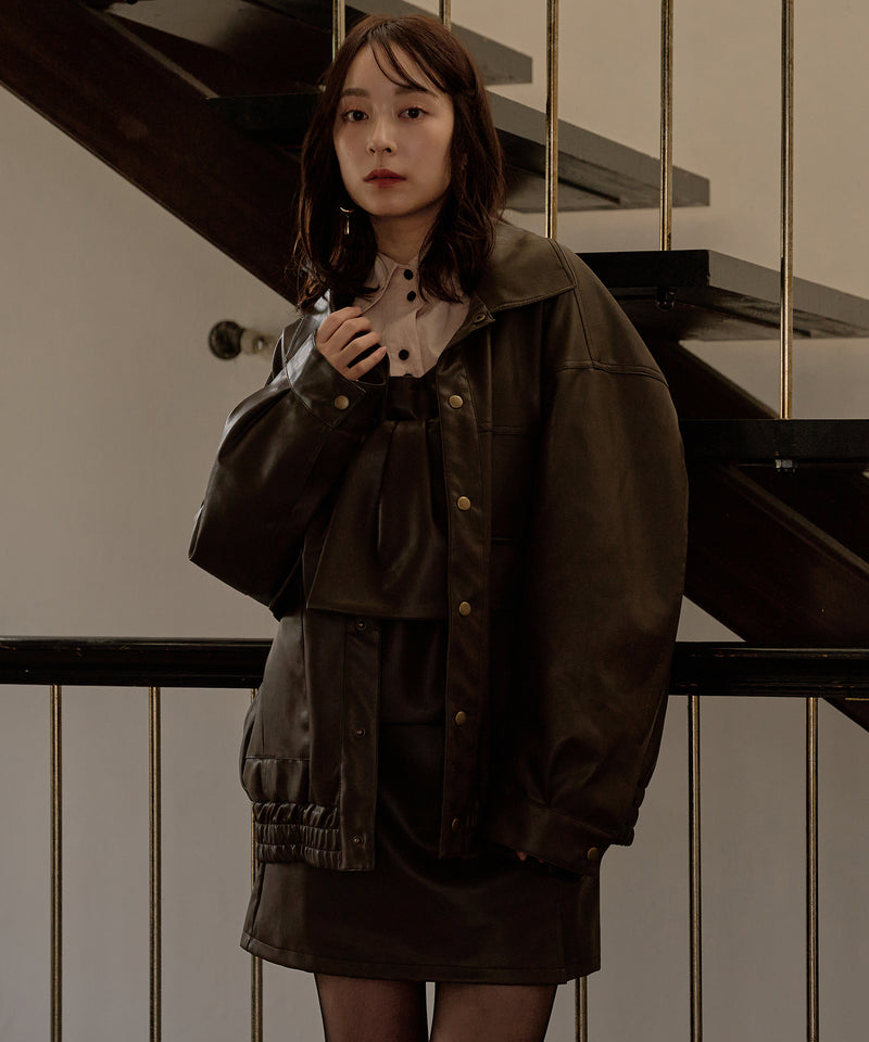 over design blouson / オーバーデザインブルゾン