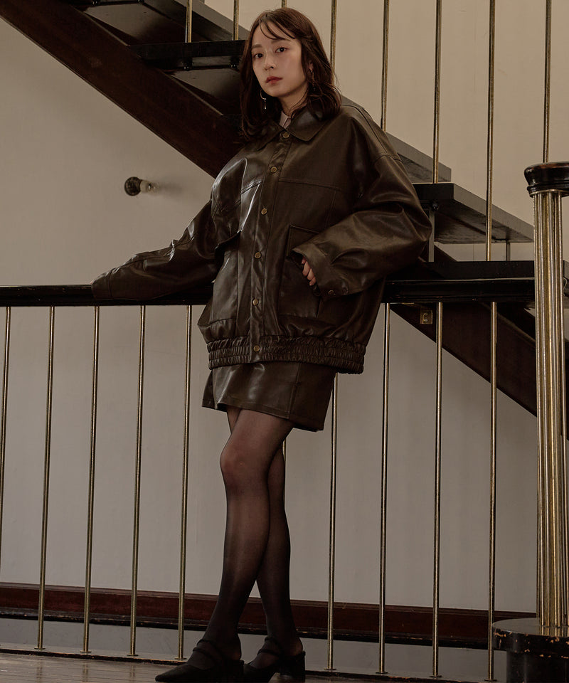 over design blouson / オーバーデザインブルゾン