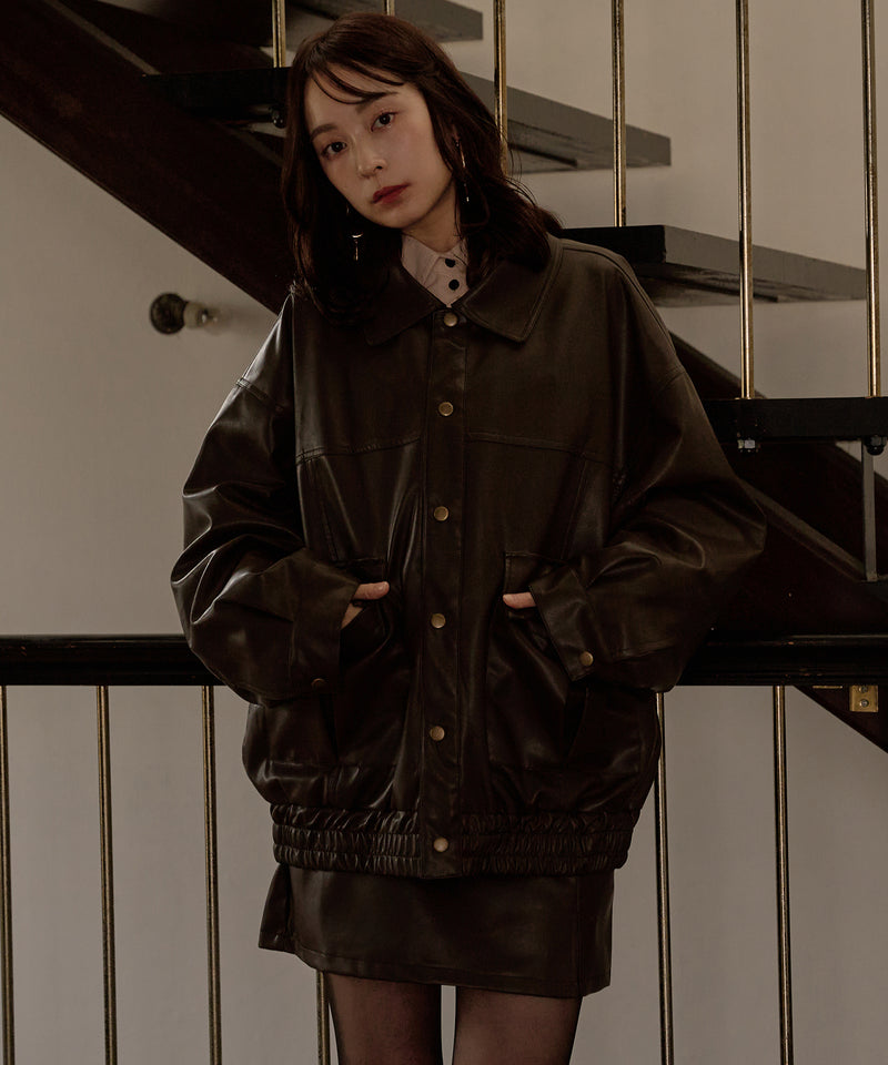 over design blouson / オーバーデザインブルゾン
